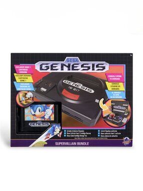 (BNIB) Console Heroes SONIC THE HEDGEHOG Sega Genesis Display Console